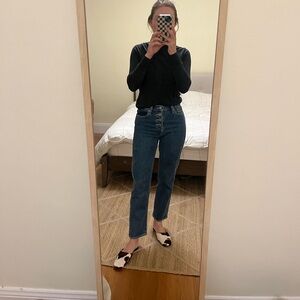 LEVI’S WEDGIE STRAIGHT UTILITY JEANS